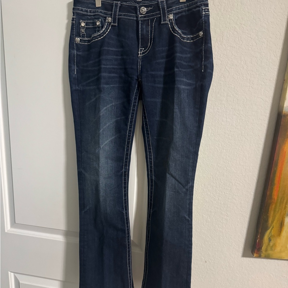 Miss Me Dark Blue Boot Cut Women's Jeans